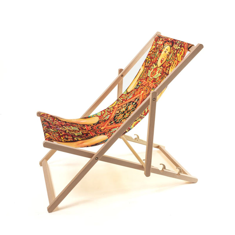 Seletti Deck Chair Lady on Carpet - Journey East