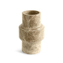 Stoned Column Mud Marble Vase - Journey East
