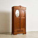 Art Deco Cabinet With Oval Mirror - Journey East