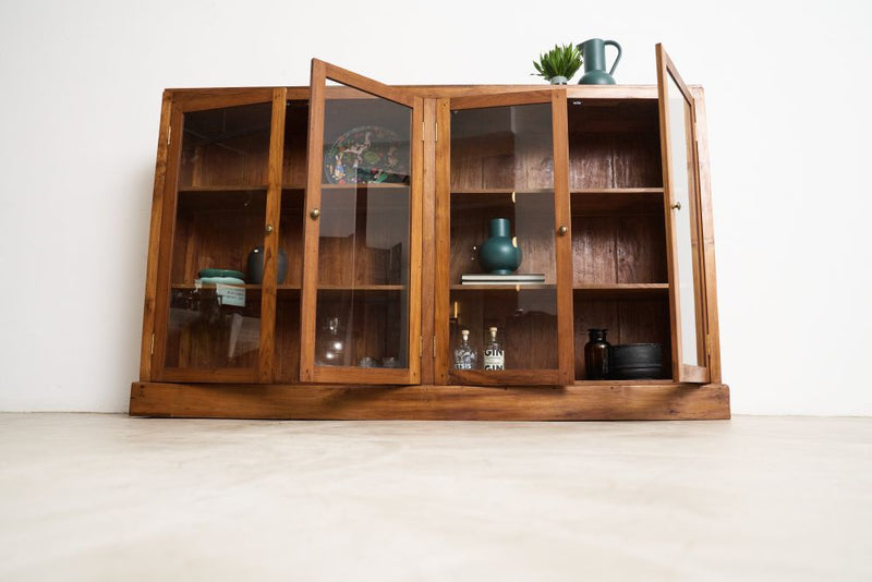 Display Cabinet with 4 Glass Doors - Journey East