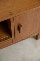 Midcentury Console 2 Doors 1 Drawer - Journey East