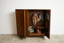 Retro Wardrobe with Marquetry - Journey East