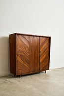 Retro Wardrobe with Marquetry - Journey East