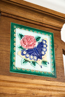 Standing Vintage Kapstok With Tile - Journey East