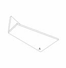 Clearance: Drugeot Manufacture Pliage Shelf White-Green 80cm (shelf 5) - Journey East