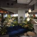 Tala Alumina Triple Pendant with Canopy - Journey East