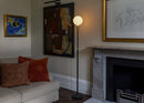 Tala Poise Adjustable Floor Lamp in Brass with Sphere V Bulb - Journey East