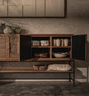 d-Bodhi Coco Dresser (4 Doors 1 Open Rack) - Journey East