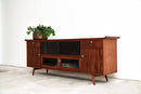 Retro Buffet with Sliding Glass Doors and Drawers - Journey East