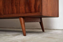 Retro Buffet with Sliding Glass Doors and Drawers - Journey East