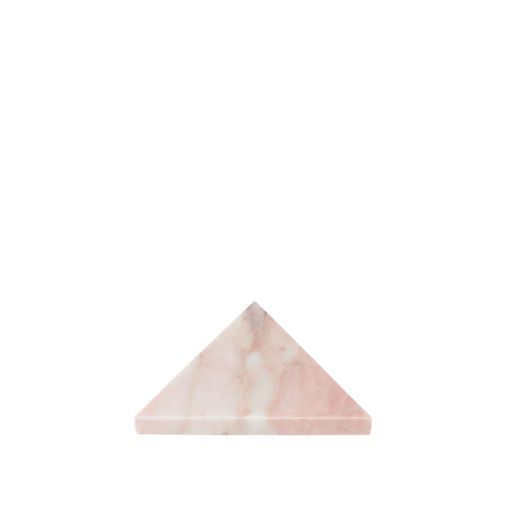 Stoned Pink Marble Triangle - Journey East