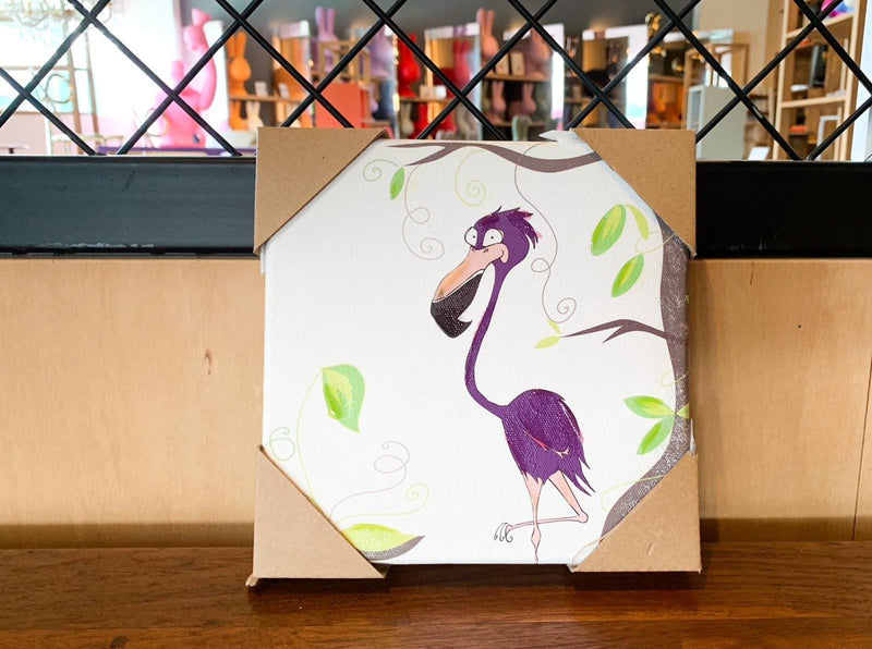 Flamingo - Art by Valerie Willis - Journey East