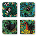 Gangzai Artiger coasters set of 4 - Journey East