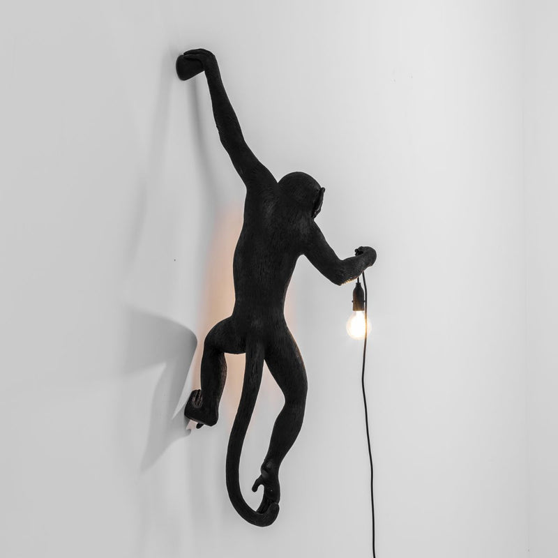 Seletti The Monkey Lamp Black Hanging Version Left - Journey East