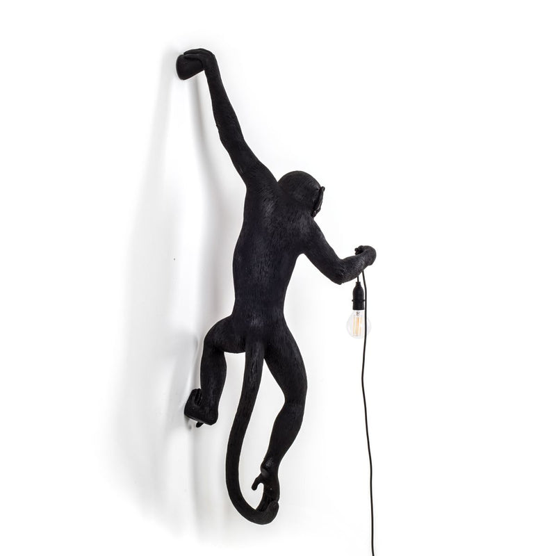 Seletti The Monkey Lamp Black Hanging Version Left - Journey East