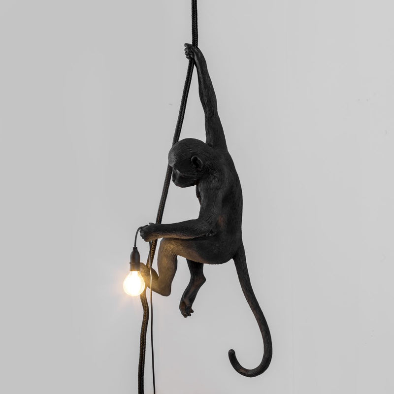 Seletti The Monkey Lamp Black Ceiling Version - Journey East