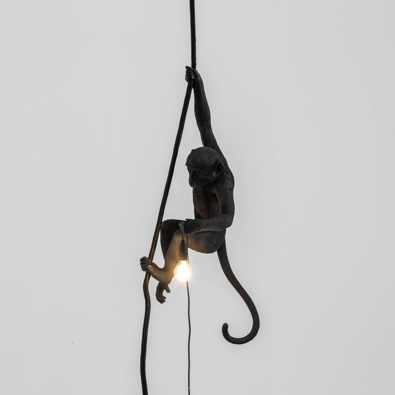 Seletti The Monkey Lamp Black Ceiling Version - Journey East