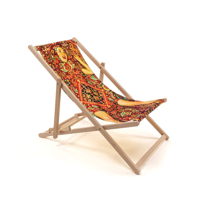 Seletti Deck Chair Lady on Carpet - Journey East