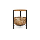 dBodhi Outline Side Table With Basket - Journey East
