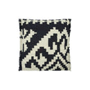 House Doctor Wulo Black/Off-White Cushion - Journey East