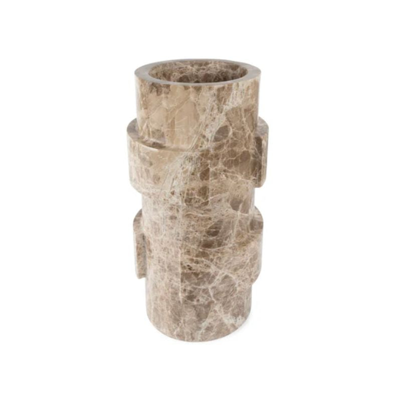 Stoned Vida Mud Marble Deco Vase - Journey East