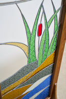 Art Nouveau Revival Stained Glass Divider - Room Dividers - Designer Furniture Tan Boon Liat