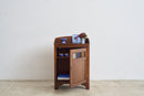 Vintage Cabinet With Coloured Glass