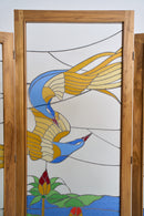 Art Nouveau Revival Stained Glass Divider - Room Dividers - Designer Furniture Tan Boon Liat