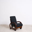 Art Deco Streamline Moderne Armchair with Hoop Arms - Arm Chairs, Recliners & Sleeper Chairs - Designer Furniture Tan Boon Liat