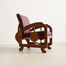 Art Deco Armchair Brown - Journey East