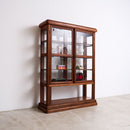 Art Deco Curio Vitrine with Rounded Tiered Molding - Cabinets & Storage - Designer Furniture Tan Boon Liat