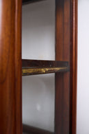 Art Deco Curio Vitrine with Rounded Tiered Molding - Cabinets & Storage - Designer Furniture Tan Boon Liat