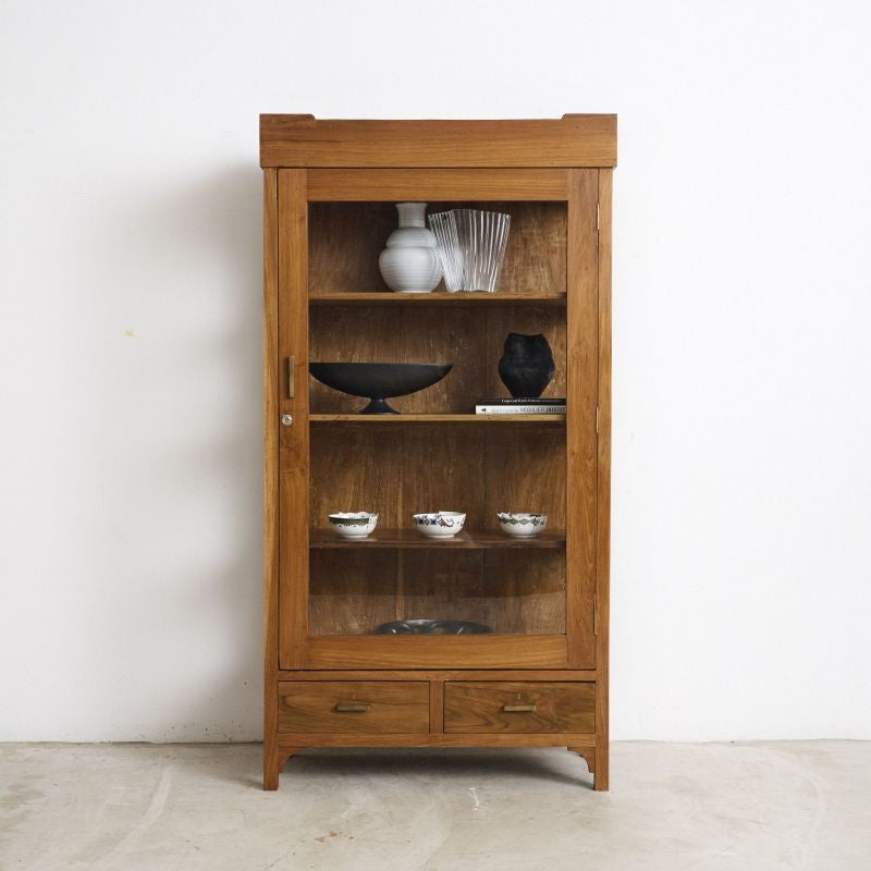 Art Deco Glass Display Cabinet - Journey East