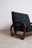 Art Deco Streamline Moderne Sofa with Hoop Arms - Sofa - Designer Furniture Tan Boon Liat
