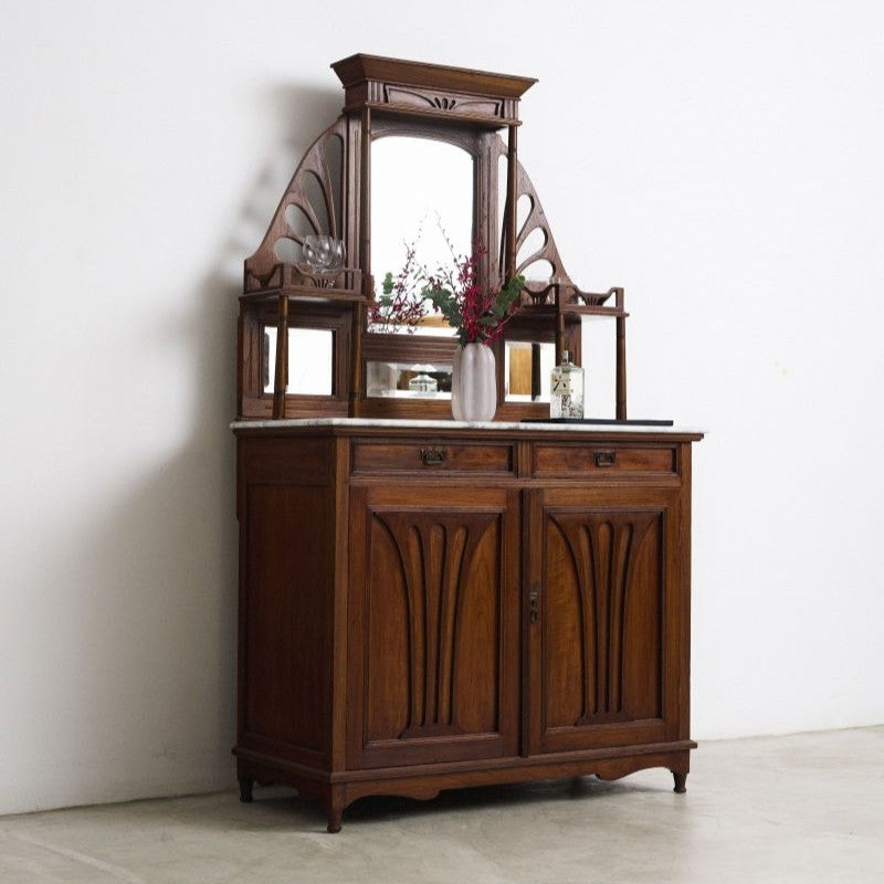 Art Nouveau Buffet With Marble - Journey East
