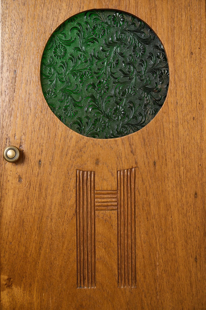 Art Nouveau Cabinet with Marble Top