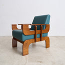 Dutch Indies Art Deco Armchair - Arm Chairs, Recliners & Sleeper Chairs - Designer Furniture Tan Boon Liat