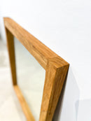 Clearance: Teak Wood Mirror 60x71cm - Journey East