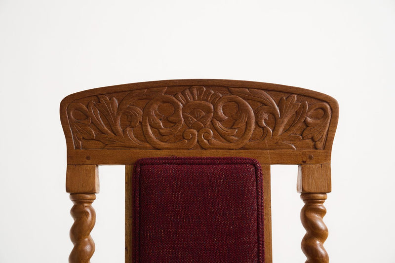 Colonial Dining Chair With Spiral Leg - Journey East