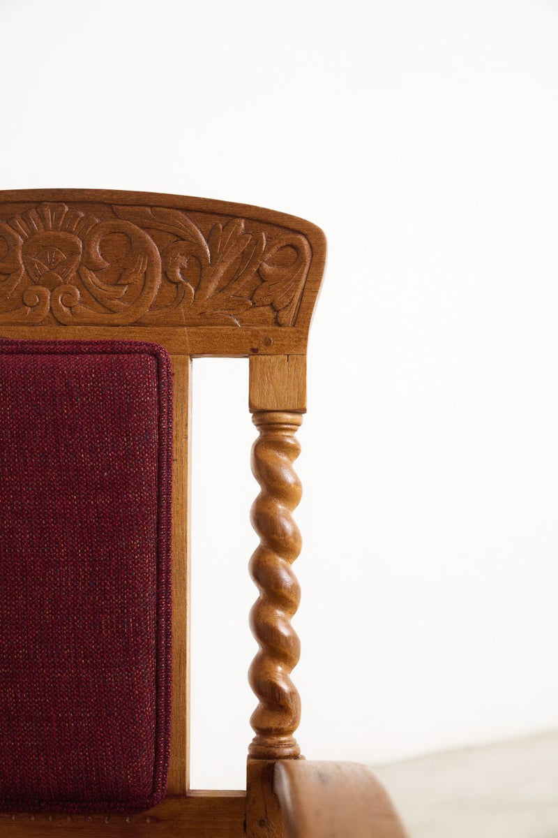 Colonial Dining Chair With Spiral Leg - Journey East