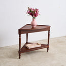 Colonial 2-Tier Corner Table - Accent Tables - Designer Furniture Tan Boon Liat