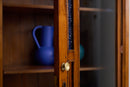Colonial Display Cabinet with Blue Glass - Cabinets & Storage - Designer Furniture Tan Boon Liat