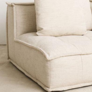 Element Fabric Sofa With Backrest