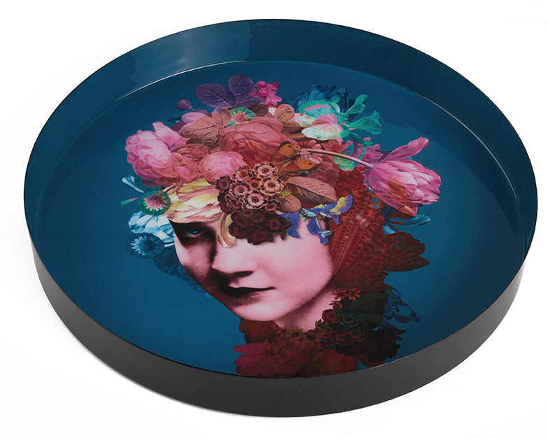 Gangzai Mary Jane Round Tray - Journey East