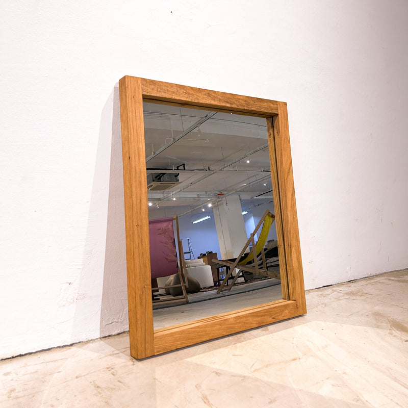 Clearance: Teak Wood Mirror 60x71cm