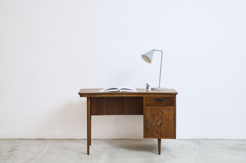 Midcentury Curved Desk - Journey East