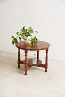 Art Deco Coffee Table with Turned Spindle Legs - Journey East