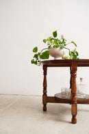 Art Deco Coffee Table with Turned Spindle Legs - Journey East