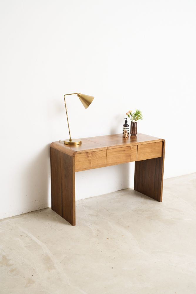 Desk With Dressing Mirror (Pre-Order) - Journey East