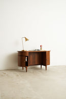 Fluted Curved Desk - Journey East